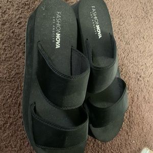 fashion nova platform sandals